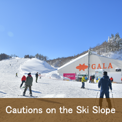 Cautions on the Ski Slope